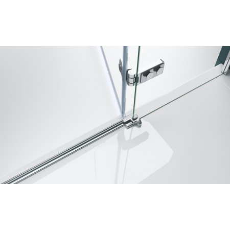Душевая дверь BelBagno KRAFT-B-12-60/60-C-Cr-L Душевая дверь BelBagno KRAFT-B-12-60/60-C-Cr-L