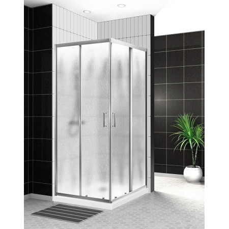 Душевой уголок BelBagno UNO-195-A-2-90-CH-CR Душевой уголок BelBagno UNO-195-A-2-90-CH-CR