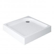 Акриловый поддон 85х85 BelBagno TRAY-BB-A-85-15-W с сифоном
