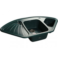 Мойка мраморная Granfest CORNER GF-C-1040E зелёная (1039 х 560)