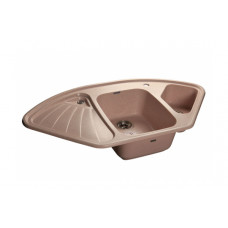 Мойка мраморная Granfest CORNER GF-C-1040E розовая (1039 х 560)