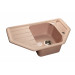 Мойка мраморная Granfest CORNER GF-C-800E розовая (790 х 490)