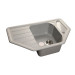 Мойка мраморная Granfest CORNER GF-C-800E серая (790 х 490)