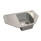 Мойка мраморная Granfest CORNER GF-C-800E серая (790 х 490)