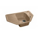 Мойка мраморная Granfest CORNER GF-C-800E топаз (790 х 490)