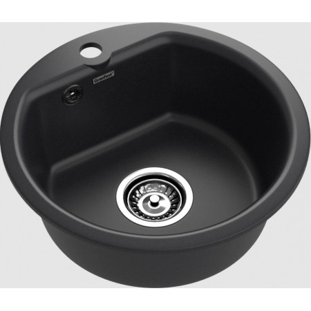 Мойка мраморная GF-SM 435 черный Мойка мраморная GF-SM 435 черный