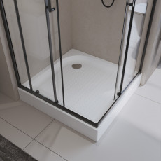 Акриловый поддон 85х85 BelBagno TRAY-BB-A-85-15-W с сифоном