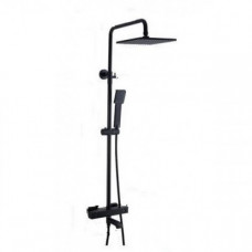 Душевая система с термостатом черный матовый G2491-6 Gappo