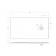 Поддон из искусственного мрамора Belbagno TRAY-MR-UNO-AH-160/90-35-W-CR Поддон из искусственного мрамора Belbagno TRAY-MR-UNO-AH-160/90-35-W-CR