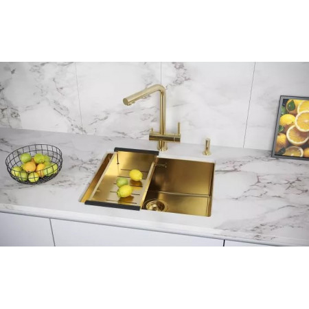 Смеситель для кухни Skalen, светлое золото, Sk213020-LG, Paulmark Смеситель для кухни Skalen, светлое золото, Sk213020-LG, Paulmark