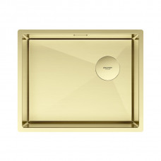 Мойка нерж. сталь NEXT-SKEW 54 UNI, PM885444-LG, светлое золото, 540х440мм, Paulmark 1,2мм