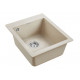Мойка кварцевая KANTE 40, IT-GRANIT, PM104249-BE, бежевый, 415х490 мм, Paulmark Мойка кварцевая KANTE 40, IT-GRANIT, PM104249-BE, бежевый, 415х490 мм, Paulmark