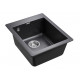 Мойка кварцевая KANTE 40, IT-GRANIT, PM104249-BL, черный , 415х490 мм, Paulmark