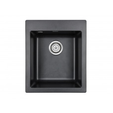 Мойка кварцевая KANTE 40, IT-GRANIT, PM104249-BL, черный , 415х490 мм, Paulmark