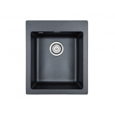 Мойка кварцевая KANTE 40, IT-GRANIT, PM104249-BLM, черный металлик, 415х490 мм, Paulmark Мойка кварцевая KANTE 40, IT-GRANIT, PM104249-BLM, черный металлик, 415х490 мм, Paulmark