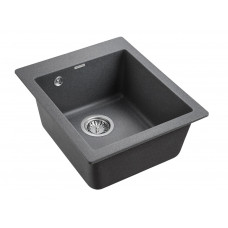 Мойка кварцевая KANTE 40, IT-GRANIT, PM104249-DG, графит, 415х490 мм, Paulmark