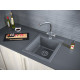 Мойка кварцевая KANTE 40, IT-GRANIT, PM104249-DG, графит, 415х490 мм, Paulmark Мойка кварцевая KANTE 40, IT-GRANIT, PM104249-DG, графит, 415х490 мм, Paulmark