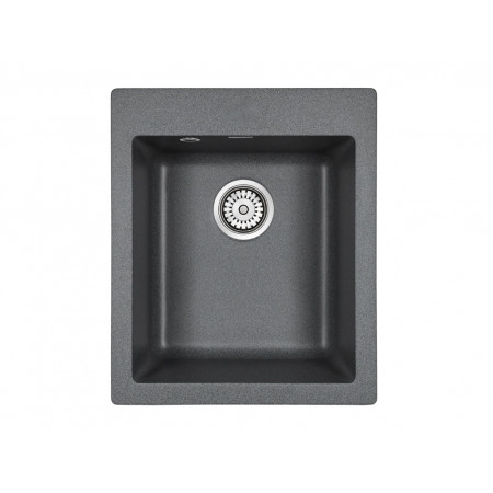 Мойка кварцевая KANTE 40, IT-GRANIT, PM104249-DG, графит, 415х490 мм, Paulmark Мойка кварцевая KANTE 40, IT-GRANIT, PM104249-DG, графит, 415х490 мм, Paulmark