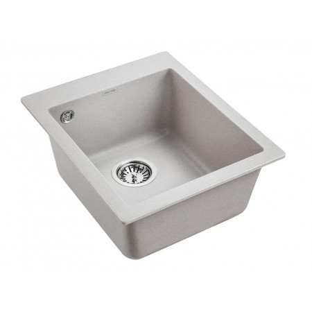 Мойка кварцевая KANTE 40, IT-GRANIT, PM104249-GR, серый, 415х490 мм, Paulmark