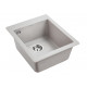 Мойка кварцевая KANTE 40, IT-GRANIT, PM104249-GR, серый, 415х490 мм, Paulmark