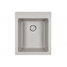 Мойка кварцевая KANTE 40, IT-GRANIT, PM104249-GR, серый, 415х490 мм, Paulmark