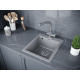 Мойка кварцевая KANTE 40, IT-GRANIT, PM104249-GRM, серый металлик, 415х490 мм, Paulmark Мойка кварцевая KANTE 40, IT-GRANIT, PM104249-GRM, серый металлик, 415х490 мм, Paulmark