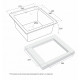 Мойка кварцевая KANTE 40, IT-GRANIT, PM104249-WH, белый, 415х490 мм, Paulmark Мойка кварцевая KANTE 40, IT-GRANIT, PM104249-WH, белый, 415х490 мм, Paulmark