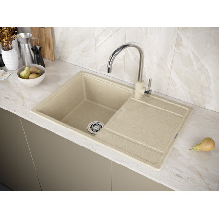 Мойка кварцевая FLUGEN 50-780, IT-GRANIT, PM217850-BE, бежевый, 780х500 мм, Paulmark Мойка кварцевая FLUGEN 50-780, IT-GRANIT, PM217850-BE, бежевый, 780х500 мм, Paulmark