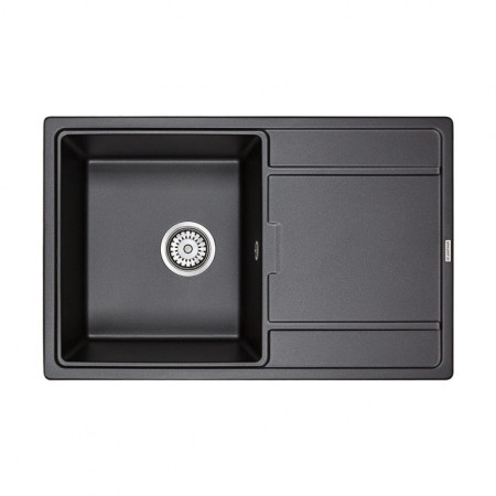 Мойка кварцевая FLUGEN 50-780, IT-GRANIT, PM217850-BL, черный, 780х500 мм, Paulmark Мойка кварцевая FLUGEN 50-780, IT-GRANIT, PM217850-BL, черный, 780х500 мм, Paulmark