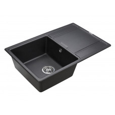 Мойка кварцевая FLUGEN 50-780, IT-GRANIT, PM217850-BL, черный, 780х500 мм, Paulmark