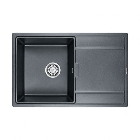 Мойка кварцевая FLUGEN 50-780, IT-GRANIT, PM217850-BLM, черный металлик, 780х500 мм, Paulmark Мойка кварцевая FLUGEN 50-780, IT-GRANIT, PM217850-BLM, черный металлик, 780х500 мм, Paulmark
