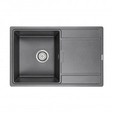 Мойка кварцевая FLUGEN 50-780, IT-GRANIT, PM217850-DG, графит, 780х500 мм, Paulmark