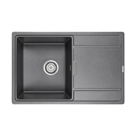 Мойка кварцевая FLUGEN 50-780, IT-GRANIT, PM217850-DG, графит, 780х500 мм, Paulmark Мойка кварцевая FLUGEN 50-780, IT-GRANIT, PM217850-DG, графит, 780х500 мм, Paulmark