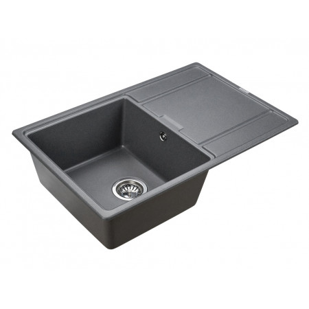 Мойка кварцевая FLUGEN 50-780, IT-GRANIT, PM217850-DG, графит, 780х500 мм, Paulmark Мойка кварцевая FLUGEN 50-780, IT-GRANIT, PM217850-DG, графит, 780х500 мм, Paulmark