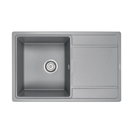 Мойка кварцевая FLUGEN 50-780, IT-GRANIT, PM217850-GRM, серый металлик, 780х500 мм, Paulmark Мойка кварцевая FLUGEN 50-780, IT-GRANIT, PM217850-GRM, серый металлик, 780х500 мм, Paulmark