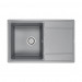 Мойка кварцевая FLUGEN 50-780, IT-GRANIT, PM217850-GRM, серый металлик, 780х500 мм, Paulmark