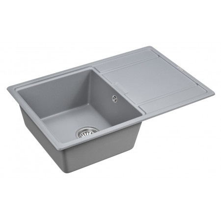 Мойка кварцевая FLUGEN 50-780, IT-GRANIT, PM217850-GRM, серый металлик, 780х500 мм, Paulmark Мойка кварцевая FLUGEN 50-780, IT-GRANIT, PM217850-GRM, серый металлик, 780х500 мм, Paulmark