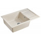 Мойка кварцевая FLUGEN 60, IT-GRANIT, PM317850-BE, бежевый, 780х500 мм, Paulmark Мойка кварцевая FLUGEN 60, IT-GRANIT, PM317850-BE, бежевый, 780х500 мм, Paulmark