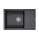 Мойка кварцевая FLUGEN 60, IT-GRANIT, PM317850-BL, черный, 780х500 мм, Paulmark Мойка кварцевая FLUGEN 60, IT-GRANIT, PM317850-BL, черный, 780х500 мм, Paulmark