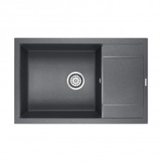Мойка кварцевая FLUGEN 60, IT-GRANIT, PM317850-DG, графит, 780х500 мм, Paulmark