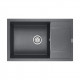 Мойка кварцевая FLUGEN 60, IT-GRANIT, PM317850-DG, графит, 780х500 мм, Paulmark Мойка кварцевая FLUGEN 60, IT-GRANIT, PM317850-DG, графит, 780х500 мм, Paulmark