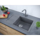 Мойка кварцевая FLUGEN 60, IT-GRANIT, PM317850-DG, графит, 780х500 мм, Paulmark Мойка кварцевая FLUGEN 60, IT-GRANIT, PM317850-DG, графит, 780х500 мм, Paulmark