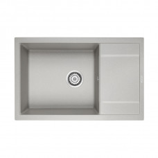 Мойка кварцевая FLUGEN 60, IT-GRANIT, PM317850-GR, серый, 780х500 мм, Paulmark