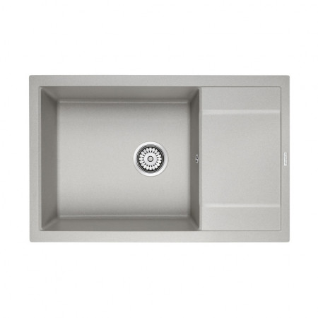 Мойка кварцевая FLUGEN 60, IT-GRANIT, PM317850-GR, серый, 780х500 мм, Paulmark Мойка кварцевая FLUGEN 60, IT-GRANIT, PM317850-GR, серый, 780х500 мм, Paulmark
