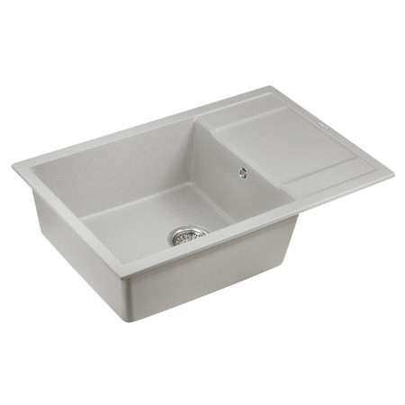 Мойка кварцевая FLUGEN 60, IT-GRANIT, PM317850-GR, серый, 780х500 мм, Paulmark Мойка кварцевая FLUGEN 60, IT-GRANIT, PM317850-GR, серый, 780х500 мм, Paulmark