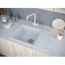 Мойка кварцевая FLUGEN 60, IT-GRANIT, PM317850-GR, серый, 780х500 мм, Paulmark
