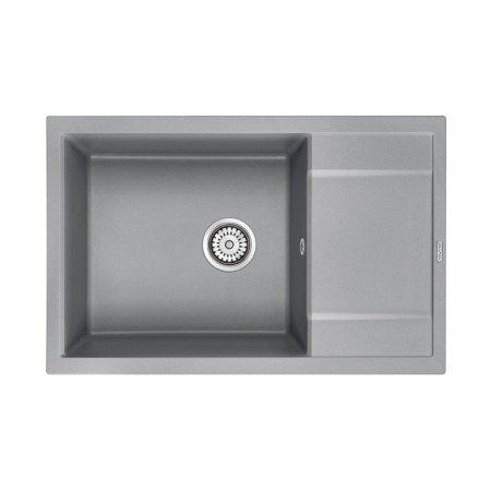 Мойка кварцевая FLUGEN 60, IT-GRANIT, PM317850-GRM, серый металлик, 780х500 мм, Paulmark Мойка кварцевая FLUGEN 60, IT-GRANIT, PM317850-GRM, серый металлик, 780х500 мм, Paulmark