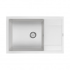 Мойка кварцевая FLUGEN 60, IT-GRANIT, PM317850-WH, белый, 780х500 мм, Paulmark
