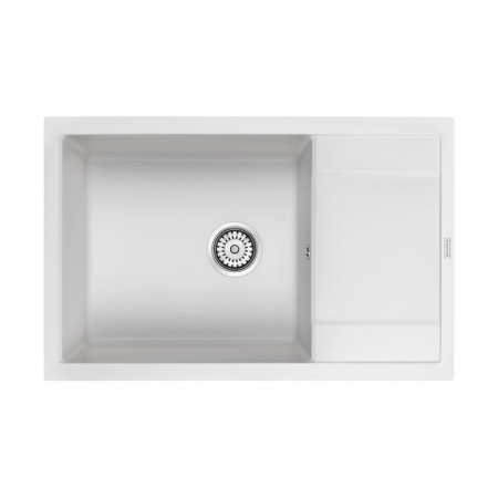Мойка кварцевая FLUGEN 60, IT-GRANIT, PM317850-WH, белый, 780х500 мм, Paulmark Мойка кварцевая FLUGEN 60, IT-GRANIT, PM317850-WH, белый, 780х500 мм, Paulmark