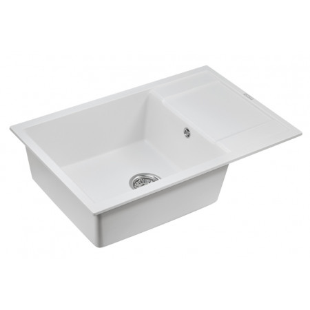 Мойка кварцевая FLUGEN 60, IT-GRANIT, PM317850-WH, белый, 780х500 мм, Paulmark Мойка кварцевая FLUGEN 60, IT-GRANIT, PM317850-WH, белый, 780х500 мм, Paulmark